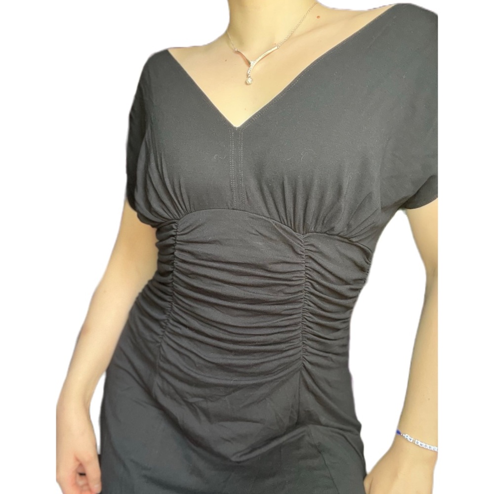 Black Ruched dress